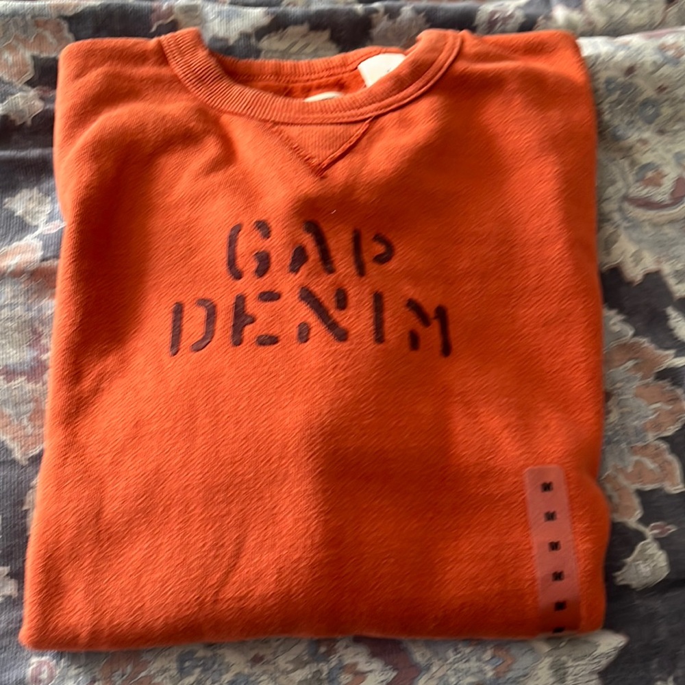 New Medium Orange Gap Sweatshirt